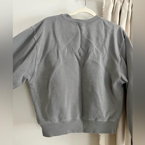 AGOLDE vneck balloon sleeve pullover sweatshirt - Picture 5 of 7